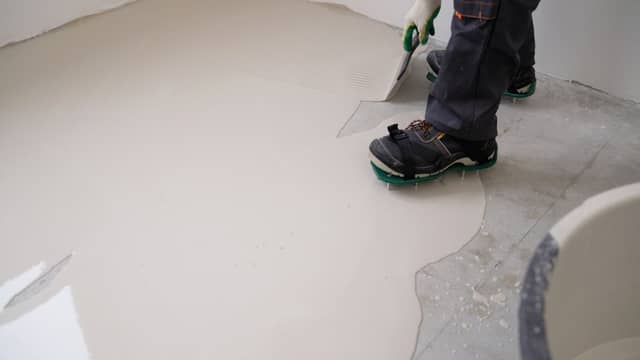 Finished sealed concrete surface